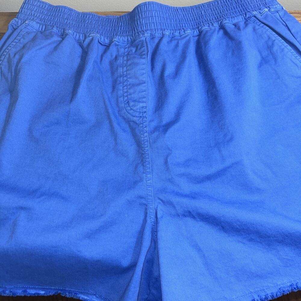 NWT! Vineyard Vines Women’s Tide Blue Elastic Waist Shorts W/Pockets Size L
